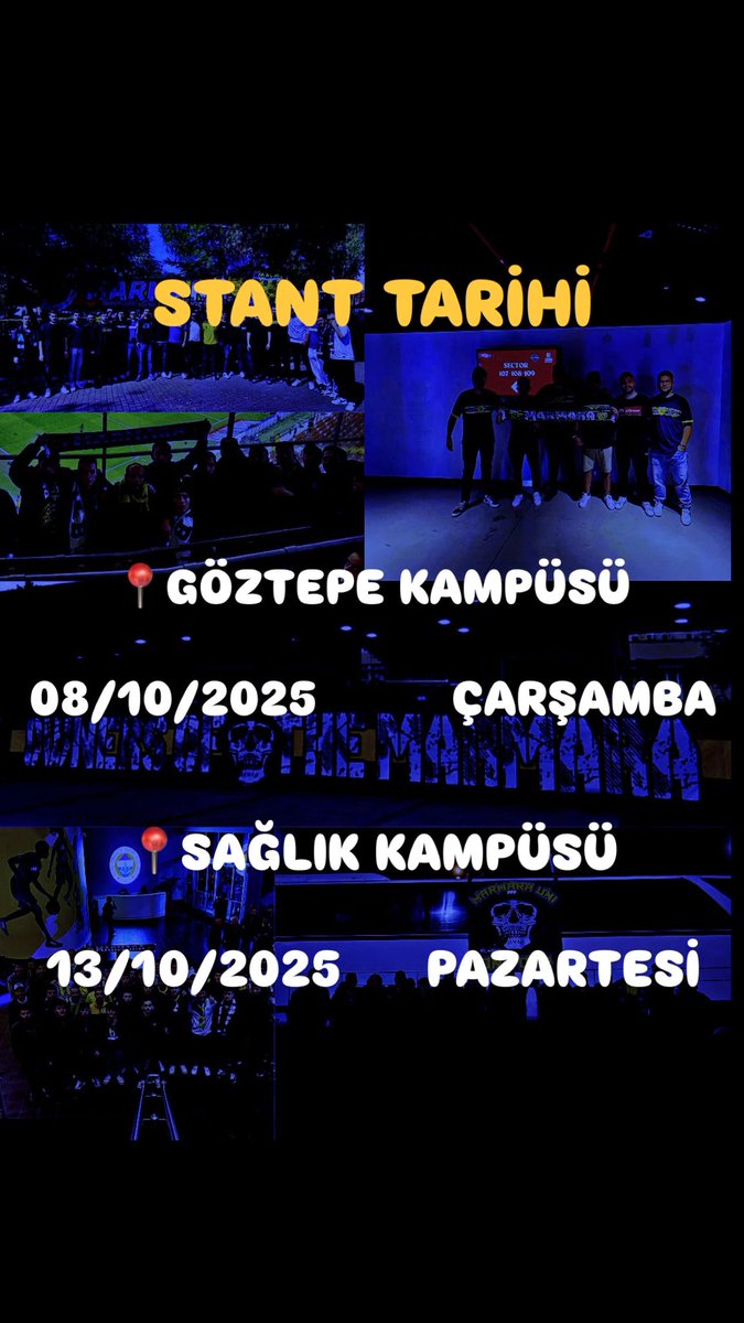 STANT TARİHLERİ

2025-2026 eğitim yılı stant çalışmalarımız kaldığı yerden devam ediyor.
08.10.2025 tarihinde Göztepe Kampüsü'müzde ve 13.10.2025 tarihinde Sağlık Kampüsü'müzde olacağız.
Aramıza katılmak isteyen arkadaşlarımızı stantlarımıza bekleriz.