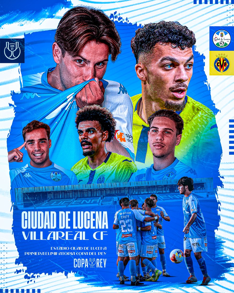 🏆 𝘾𝙊𝙋𝘼 𝙙𝙚𝙡 𝙍𝙀𝙔 | Lucena se teñira de Champions con la visita del <a href="/VillarrealCF/">Villarreal CF</a>

🌐 ciudaddelucena.es/2025/10/06/i-c…