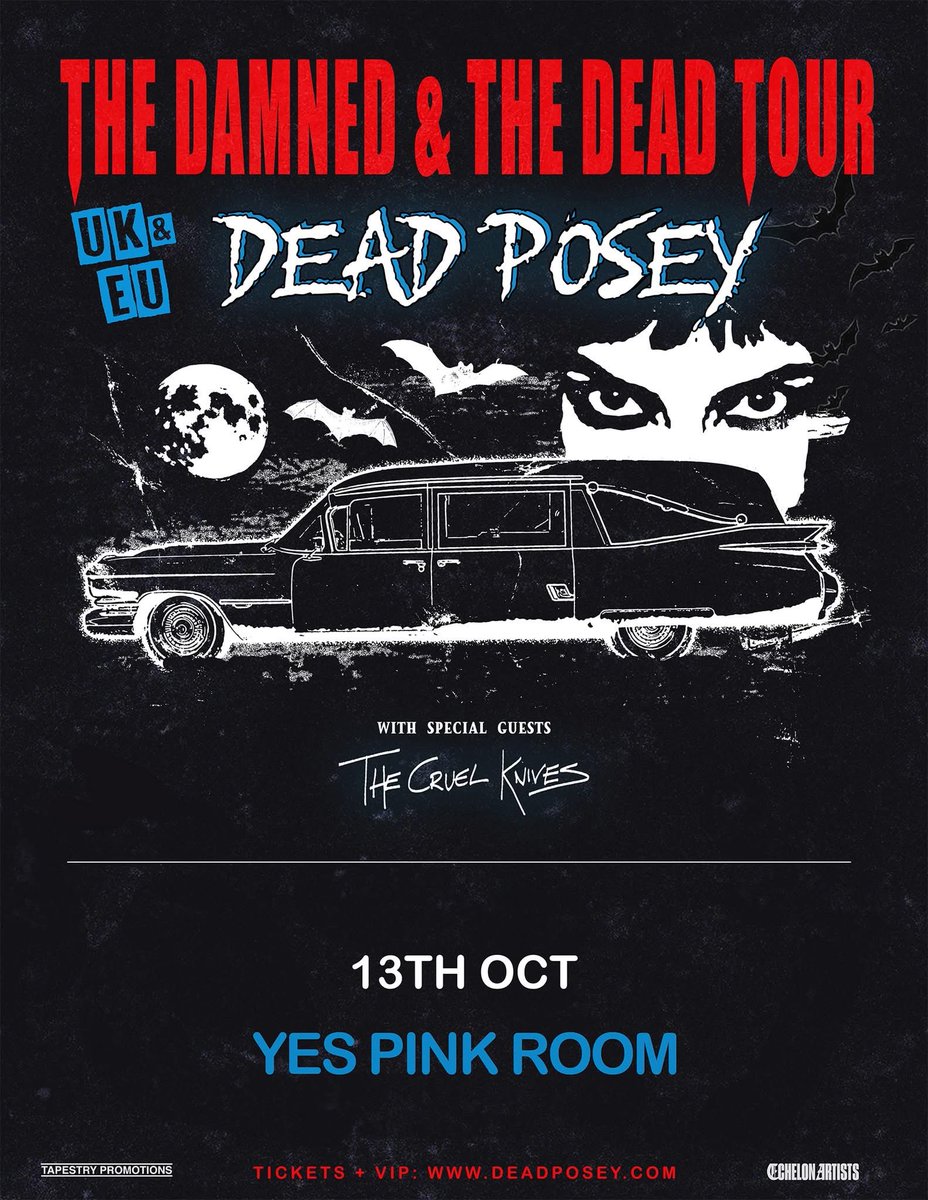 Our last gig in Manchester was carnage, a week today we play <a href="/yes_mcr/">YES</a> let’s keep that streak going. 🔥

#manchester #thecruelknives #deadposey #livemusic
