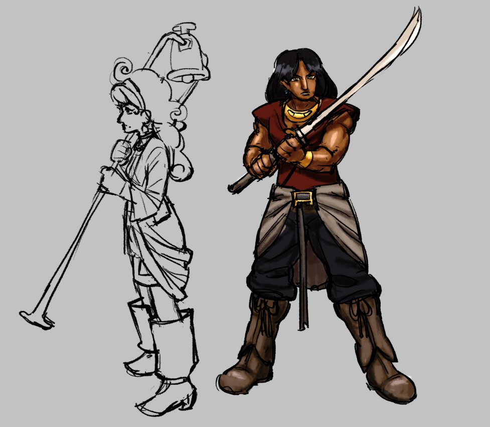 Magoh-ka and Vilzarr #OC #fantasy