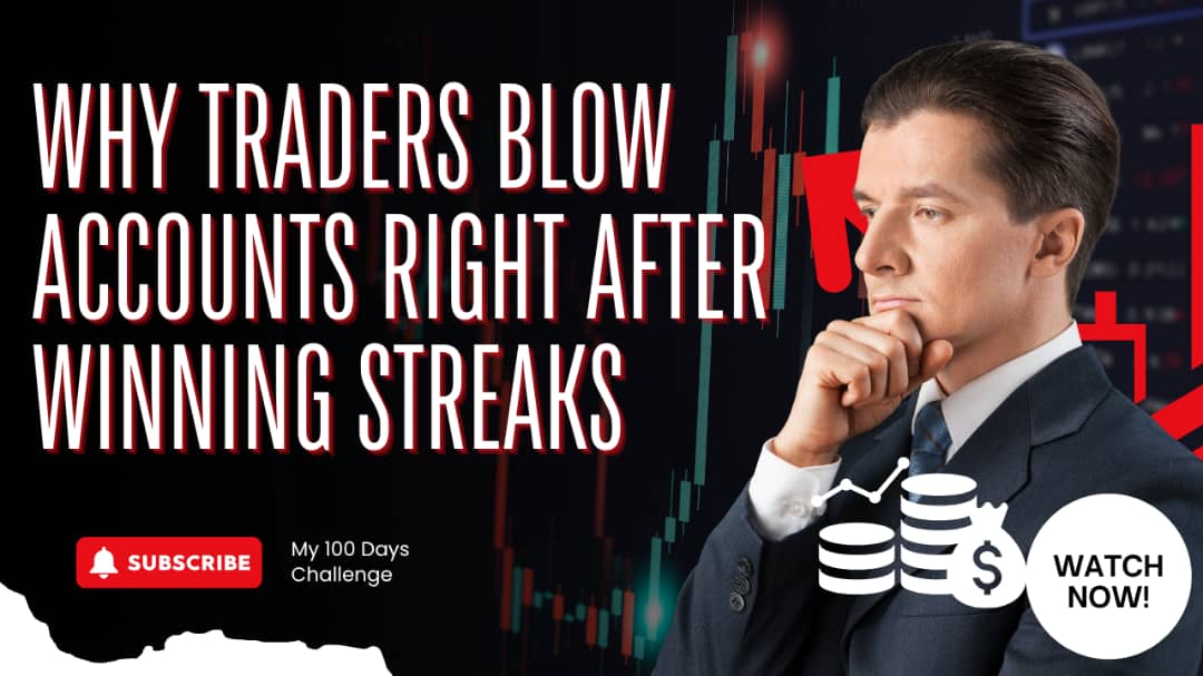 Most traders don’t blow accounts during losing streaks…
They blow them right after winning streaks.
Here’s why 🧵