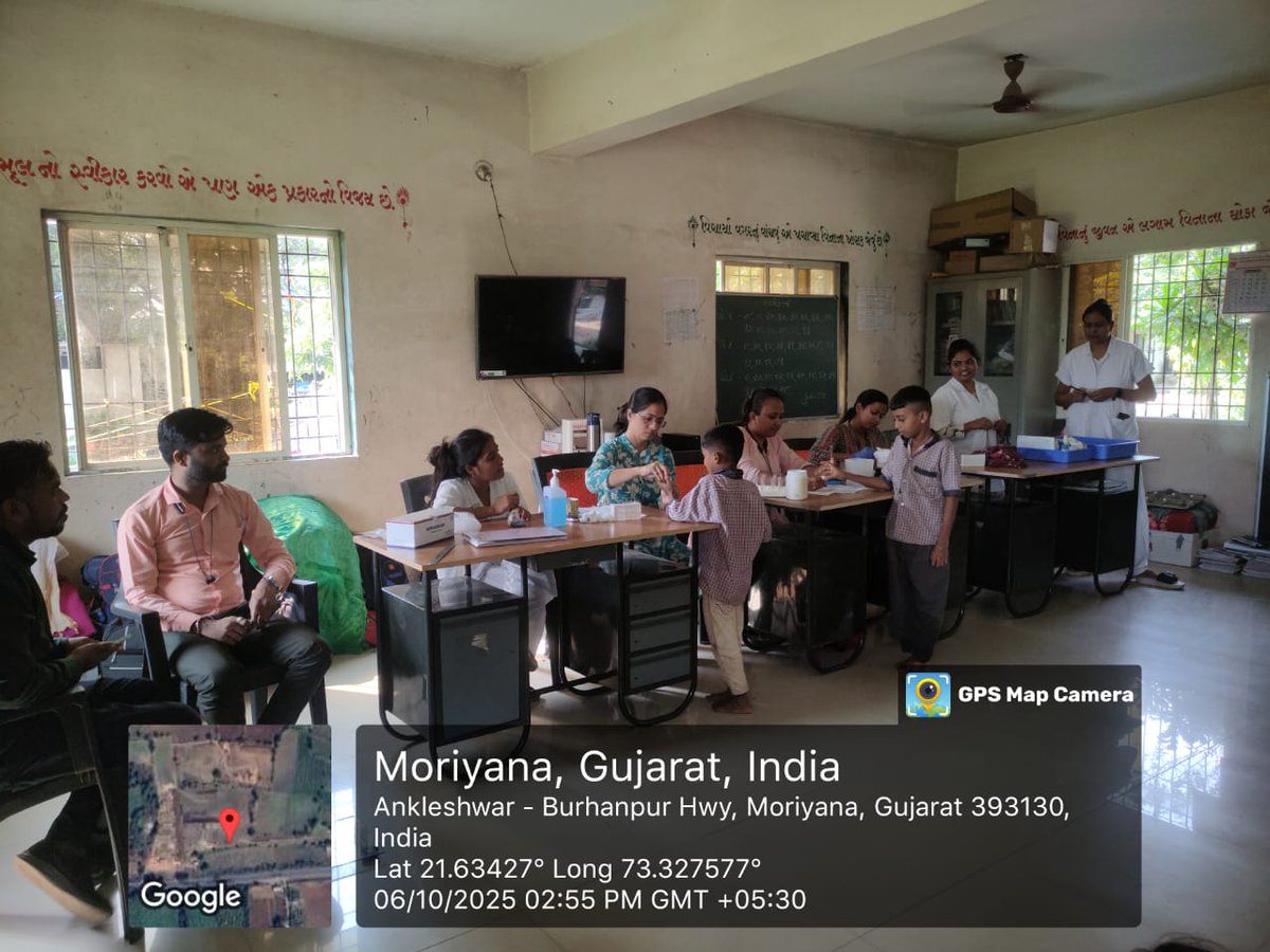 thonetrang77417's tweet photo. #Visit 
@PMoriyana31911
#શાળાઆરોગ્યકાર્યક્રમ
#મોરિયાણાપ્રાઆકે 
#School
#Students
#HEALTHCHEACKUP
#Healthproblem

"આજરોજ #મોરિયાણાપ્રાઆકેની  #આરોગ્યટીમ દ્વારા #મોરિયાણાશાળા ની મુલાકાત લઇ #તબીબીતપાસ હાથ ધરવામા આવેલ હતી "

@Bharuch_Health @CollectorBharch @DDOBHARUCH1  @UNICEFIndia https://t.co/ZigKLjeuuV