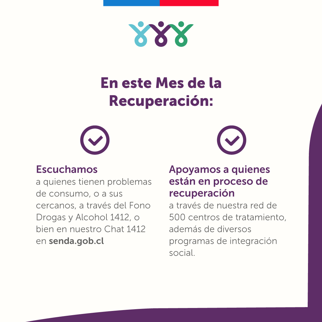 Senda_gob's tweet photo. Octubre es el #MesDeLaRecuperación del consumo de alcohol y otras drogas ¡Te invitamos a conocer qué hace SENDA en los ámbitos de tratamiento e integración social!

✅ https://t.co/CcMX5wajW2

#SENDAesRecuperación https://t.co/hCUx5o5trV
