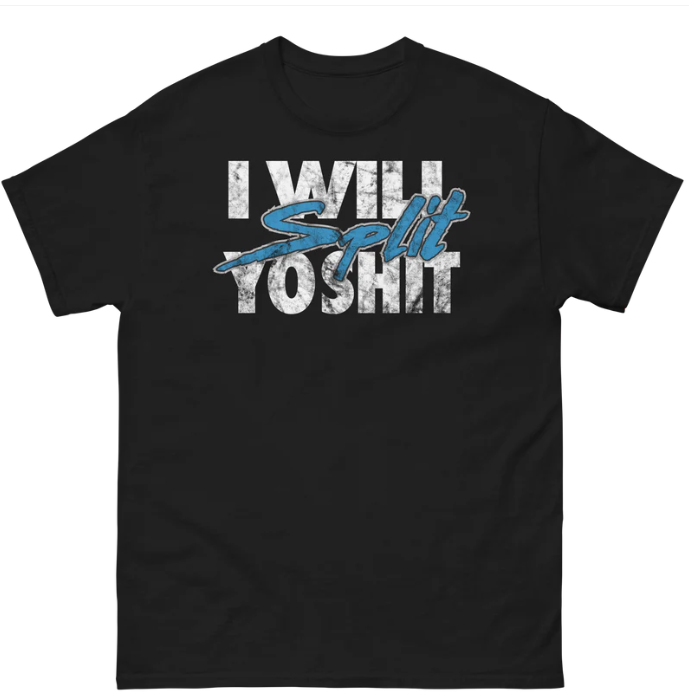 questmcody's tweet photo. I have some really dope stuff up on https://t.co/iey4U6HBrZ including multiple #iwillsplityoshit tees get yours oh yeah, #golions https://t.co/f8D8PwhRBg