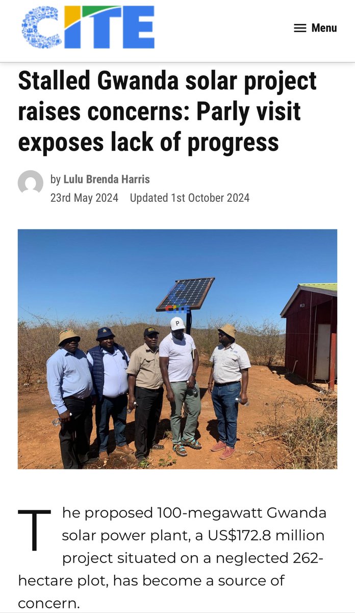 advocatemahere's tweet photo. 🔸Good day @wicknellchivayo,

1. There’s no need to froth at the mouth. You weren’t contracted to litigate in the Supreme Court. You were contracted to build a solar farm. Where is it? Please answer this simple question. Iti ga-ga-ga.

2. The contract dates back to 2015. What progress have you made in implementing the project over the last decade? Kindly share pictures of the progress made so far.

3. Your company was barely a year old when it was contracted as you admit in your post. It’s hard to believe that it had the requisite capacity to pull this project off. Can you see why we are concerned that such a big contract was given to a fledgling entity?

4. For as long as you shall be participating in public tenders and being paid public money, we are going to be holding you accountable. These are taxpayer funds and we have a right to inquire into how they are being used. Are you aware that the Constitution empowers the public to do this?

We need new leaders.🇿🇼