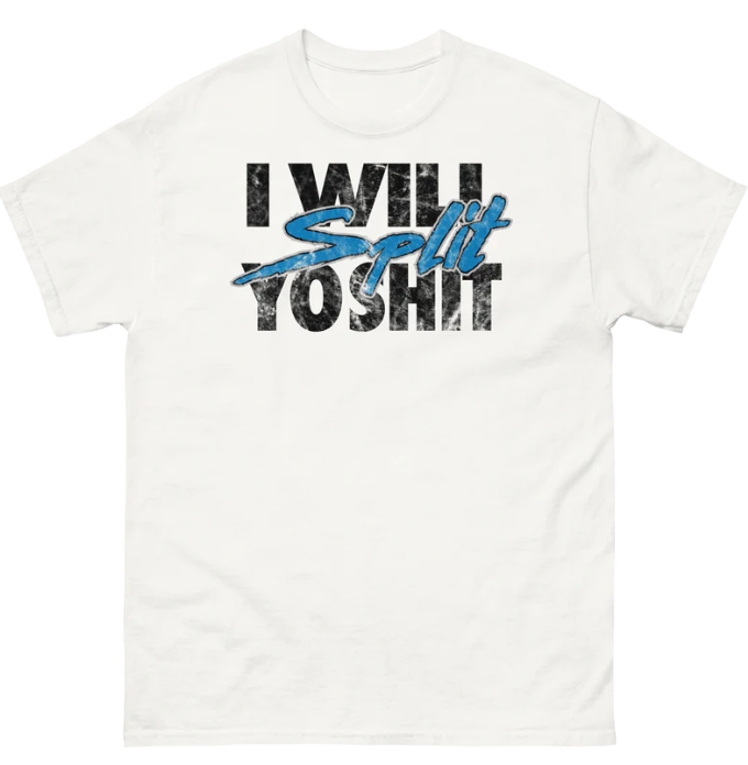 questmcody's tweet photo. I have some really dope stuff up on https://t.co/iey4U6HBrZ including multiple #iwillsplityoshit tees get yours oh yeah, #golions https://t.co/f8D8PwhRBg