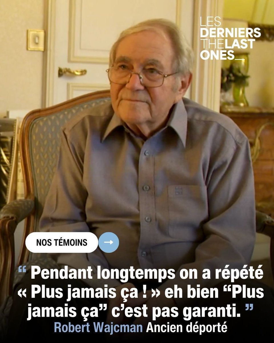 Les_Derniers's tweet photo. 🇫🇷 Pendant longtemps on a répété "Plus jamais ça!" Eh bien "Plus jamais ça" c'est pas garanti.

🇺🇸For so long we've repeated "Never again!" But "Never again" is not a given.

#claimsconference_partner 
#7octobre 
#october7th https://t.co/0stEpGDbHq