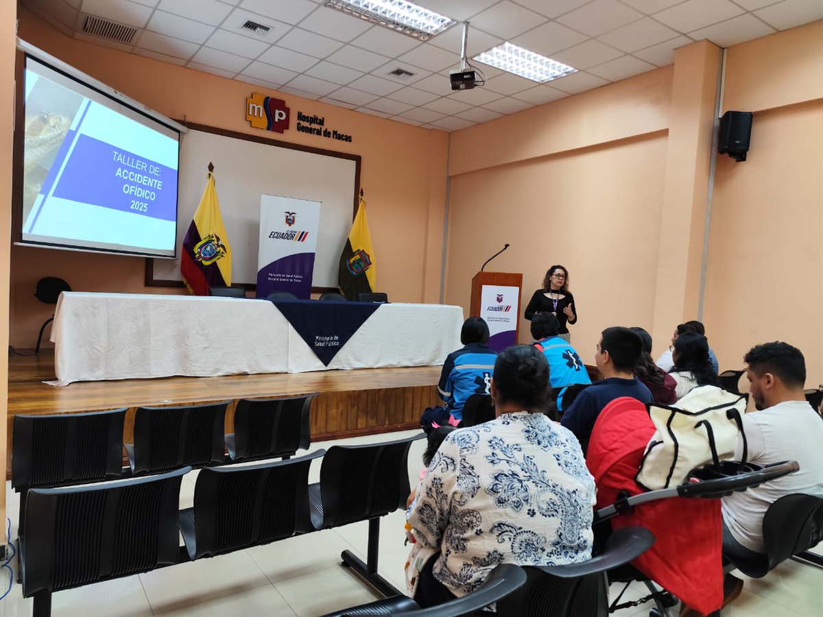 HGeneralMacas's tweet photo. #MoronaSantiago | En el @HGeneralMacas se desarrolló un taller sobre “Accidente Ofídico”, dirigido al personal de los distritos de salud de la provincia, donde se abordaron temas como:
✅ Síntomas
✅ Riesgos
✅ Diagnóstico
✅ Manifestaciones
✅ Manejo de pacientes
#ElNuevoEcuador https://t.co/t2YjUwD4K4