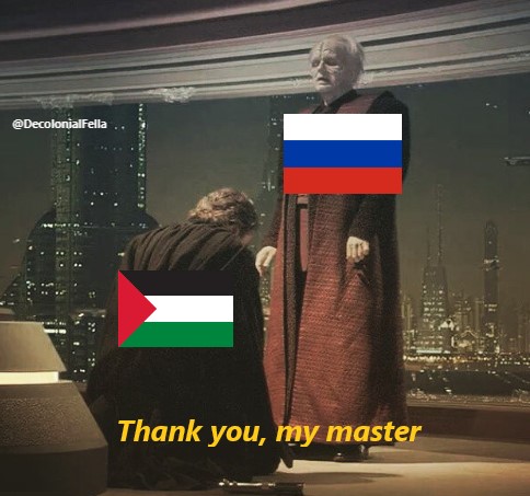 A time will come when people will realize that Palestine is in fact part of the Axis of Evil.