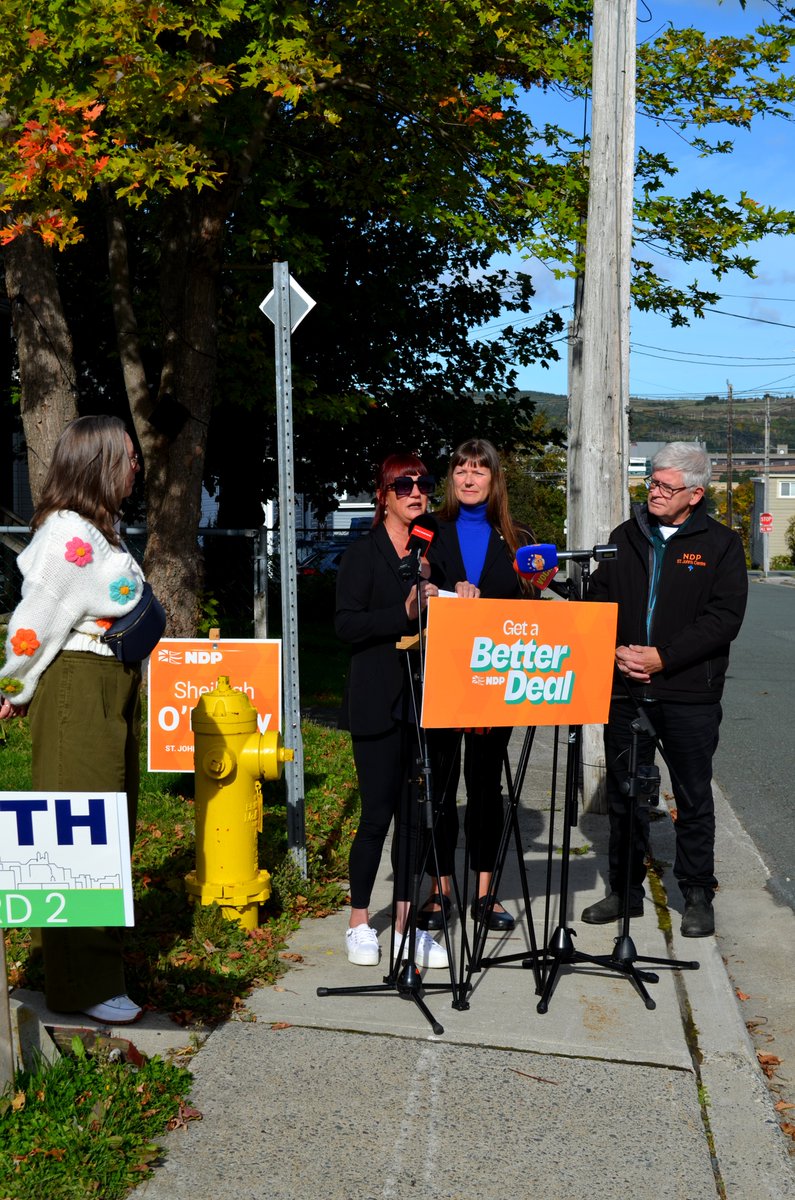 Today, Sheilagh O'Leary and I announced the NDP commitment to removing the provincial HST from all forms of home heating. Not just electricity, but wood, oil, and propane. We would keep the $500 oil rebate in place to ensure that more money goes back into peoples pockets.