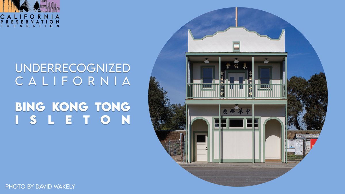 Built in 1926 by Chinese laborers, Isleton's Bing Kong Tong was a lifeline—a school, meeting hall, &amp; sanctuary. After restoration, it's now a museum. A landmark of resilience &amp; cultural identity in the Delta. 

bit.ly/Underrecognize… #UnderrecognizedCA