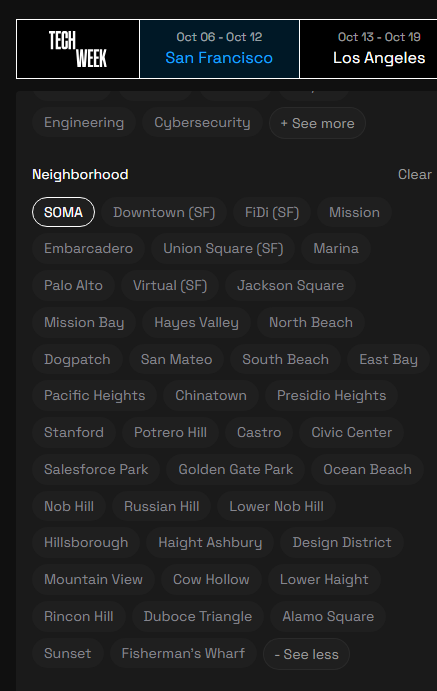scootykins's tweet image. intersting, not one single event in the tenderloin for #techweek