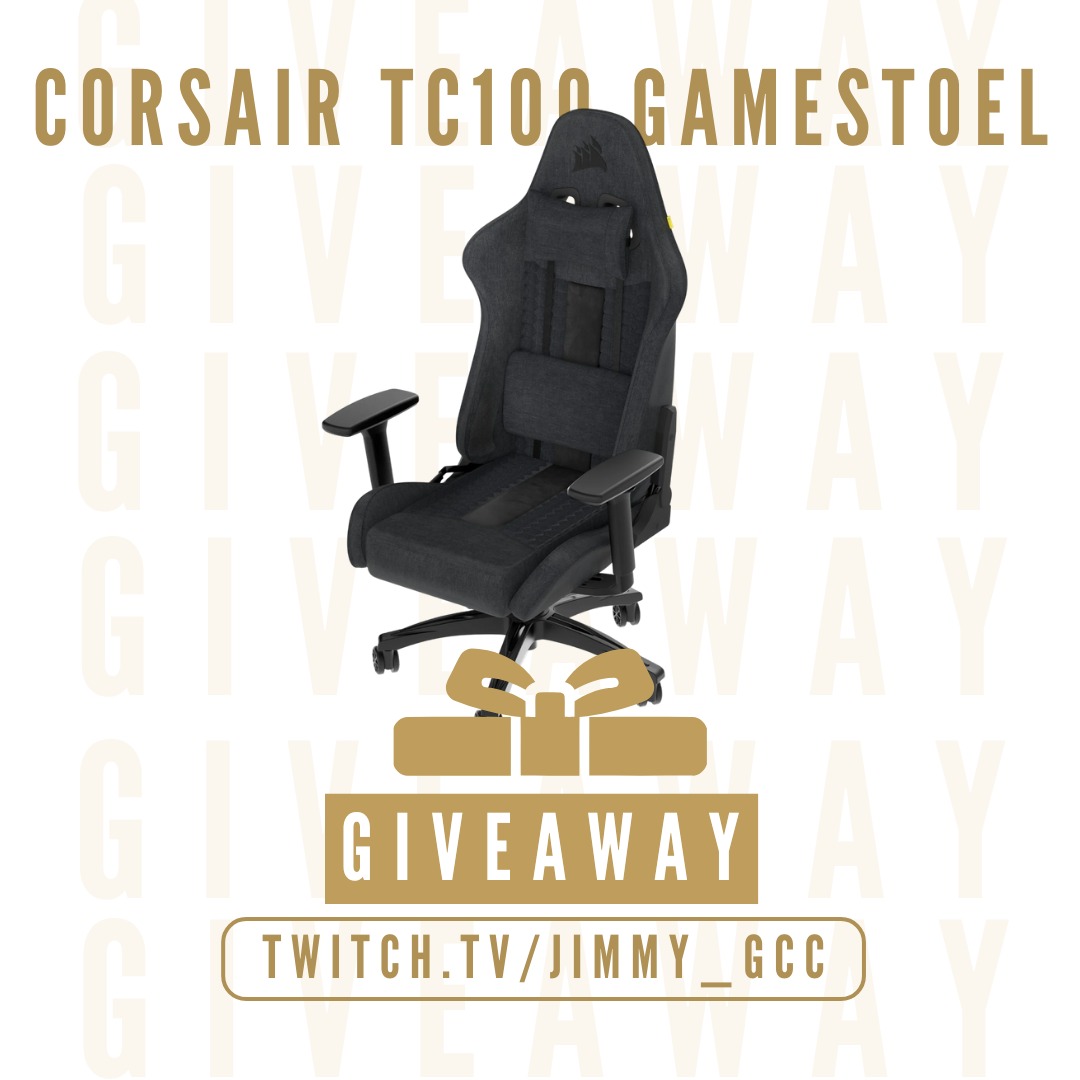 JIMMY__gcc's tweet image. 💺DE NIEUWE GIVEAWAY 💺
Corsair TC100 Gamestoel
Wil jij deze winnen?
- Volg de Discord voor alle info
- Volg twitch.tv/jimmy_gcc
Kom in de chat en verdien JIMS om in te wisselen voor een ticket!
🎉 Succes! 🎉
#twitch #streamer #corsair #vlaamsestreamer