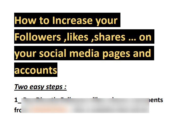 SmmpanelSamid's tweet photo. The best two ways to get Free Followers,likes,comments,s hares and more !
https://t.co/djEsz2mhQg
Get the PDF file and learn in 2 minutes how to get thousands of Followers and actions ( Follows ,likes ,shares ,comments , visits ...)! https://t.co/NOk9tGS9Um