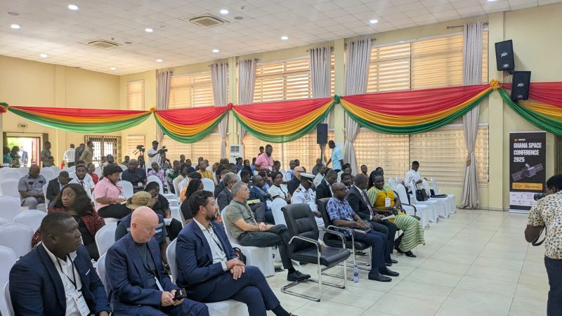 We’re live at the Ghana Space Conference 2025! 

Visit the <a href="/SpacehubsAfrica/">Spacehubs Africa</a> booth and meet our Research Analyst, Timothy Ogar. He’s happy to take your questions and share our vision of using space as a lever for development in Ghana &amp; across Africa. 
#GSC2025