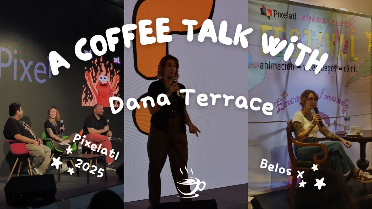 Ya está disponible la entrevista que tuvimos con <a href="/DanaTerrace/">Dana Terrace</a> en <a href="/Pixelatl/">Pixelatl</a> donde platicamos sobre su experiencia durante el festival, sobres sus proyectos, tips para todos y temas actuales dentro de la industria de la animación!

Vayan a verloo⬇️⬇️
youtu.be/7MaNbftTWds?si…