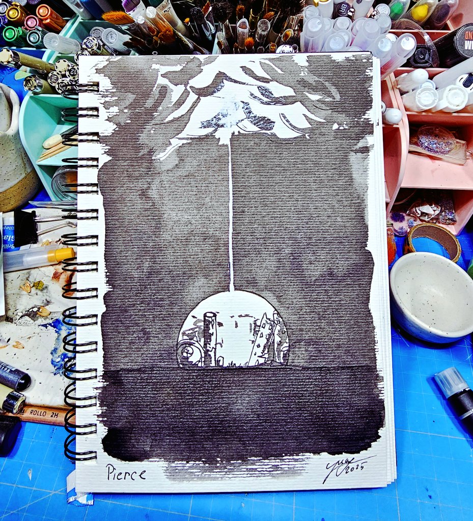 Lucifielle's tweet photo. Day 6. Pierce.
Today's piece is inspired by The Day of The Bright Sun event from the My Time game series.
#inktober #inktober2025 #day6 #mtas #mtap #mtae https://t.co/5g5l3LfSft