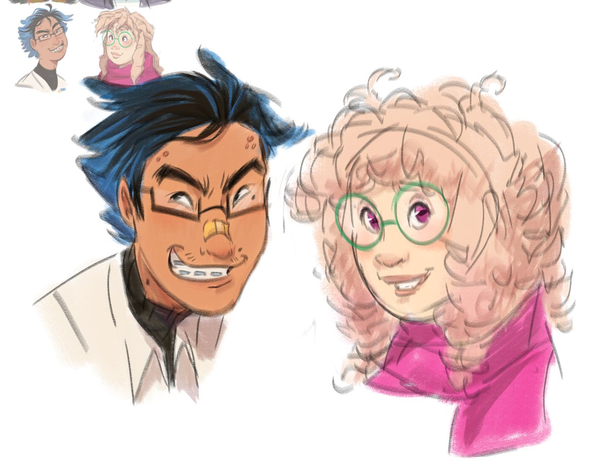 re-sketched these humanisations