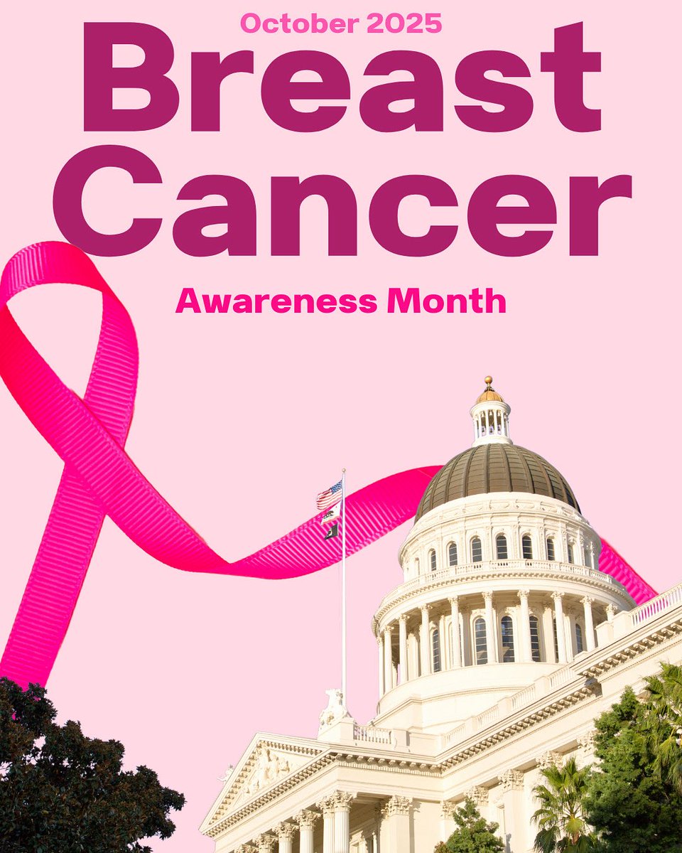 I stand with survivors, fighters, families, and caregivers across Senate District 23 and California. This month - and every month - we renew our commitment to raising awareness, supporting research, and expanding access to care.

Early detection saves lives. Schedule your