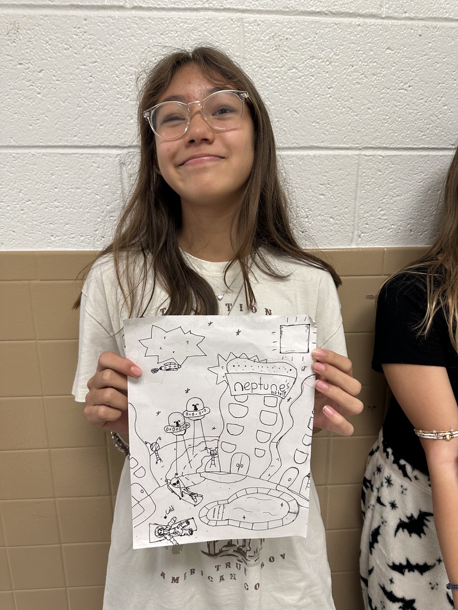 WSESSmithfield's tweet image. National Space Society Art Project in Ms. Peterson&apos;s 6th grade science class #WestsideBestside