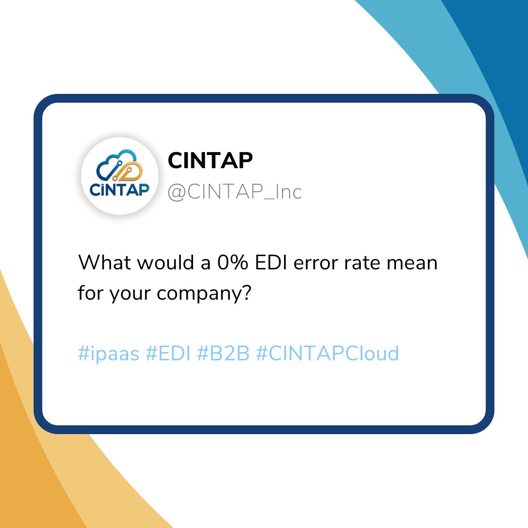 CINTAP_Inc's tweet image. This client has now gone 2 YEARS with a 0% error rate with their EDI transactions (1000+ every month) ---&amp;gt; cintap.com/case-studies/c…