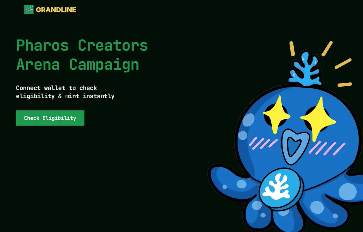 🪂 <a href="/pharos_network/">Pharos | Mainnet Soon</a> Creator NFT uygunluğunuzu kontrol edebilir ve NFT’nizi talep edebilirsiniz.

🧷 creators.grandline.world