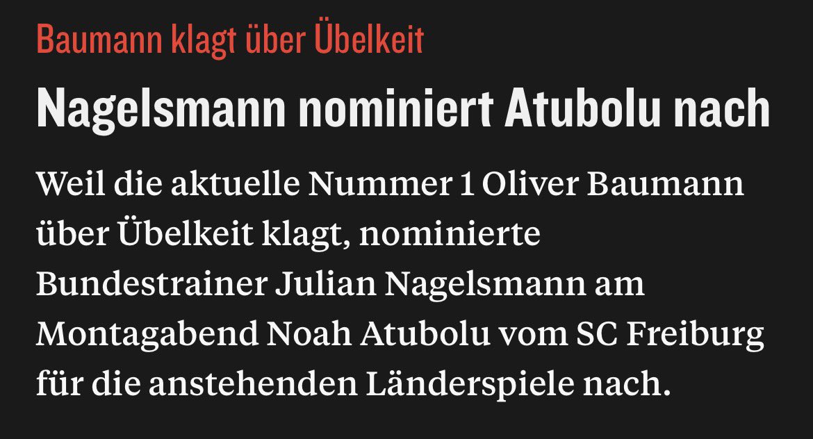 oli baumann ich war nicht familiär mit deinem Spiel