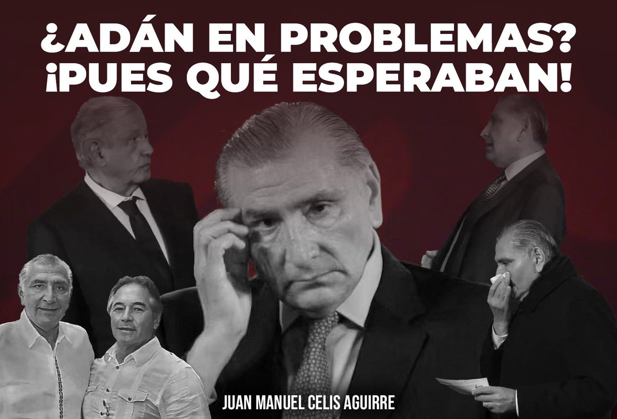 ¿Adán en problemas? ¡Pues qué esperaban!

​¿Adán es el único? ¡Claro que no! Adán es el único investigado dados los golpes internos de Morena. Pero todos o la gran mayoría de ellos son exactamente iguales que Adán….

Artículo en: facebook.com/share/p/1HeFns…