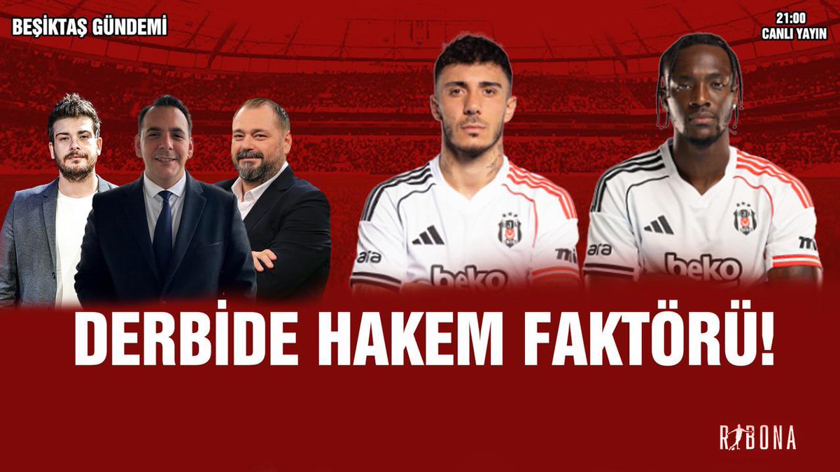 🏆 Beşiktaş, Galatasaray derbisinde galibiyeti kaçırdı!

🚨 Yasin Kol’un maça damga vuran kararları!

🦅 Sergen Yalçın’ın derbi performansı!

🎙️ <a href="/sekmorova/">Serkan Morova</a> &amp; <a href="/mustafakorksz/">Mustafa Korkusuz</a> &amp; <a href="/AliAydin77/">Ali Aydin</a> 

⏰ 21:00 | CANLI YAYIN

📺 ytbe.app/go/3xbn2WtS