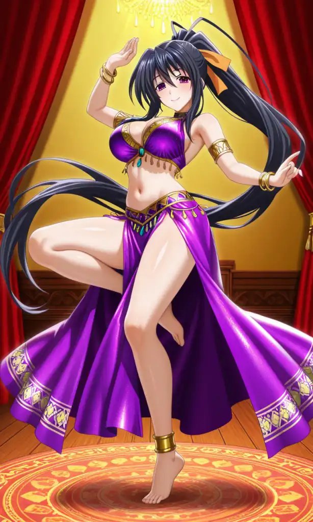 ToastBr51421385's tweet photo. i do think akeno looks quite good as a belly dancer, no? https://t.co/PiJ2hLlT4D