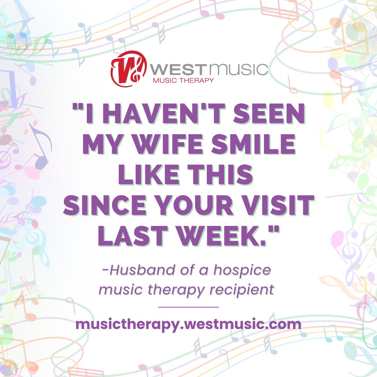 Music therapy brings peace and joy to those in end-of-life care. 💛
Discover how the music therapists at West Music use music to comfort and connect:
🎶 musictherapy.westmusic.com
#MusicTherapy #MusicTherapyMonday #EndOfLifeCare