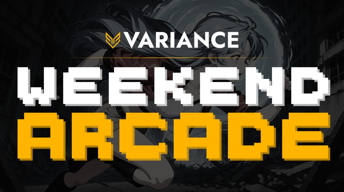 Introducing Weekend Arcade 🕹️

Join us every weekend starting Oct 11
playvariance.com/play

🗓️Starts → Saturdays at 12AM UTC
🗓️Ends → Mondays at 12AM UTC

How to get ACCESS 👇