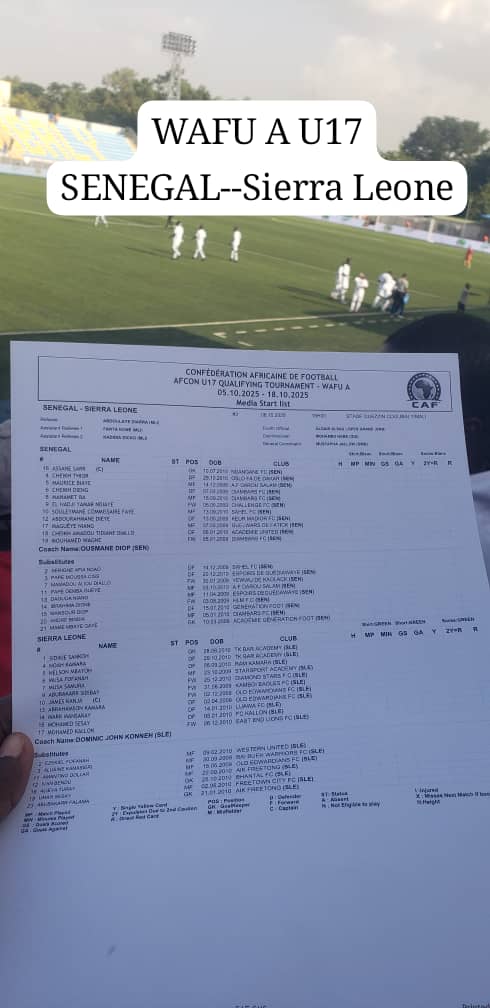 papi_sow2's tweet image. UFOA A / WAFU A 
#SENEGAL #U17 vs. #SIERRA #LEONE #U17
.
.
.
#senegal #sierraleone #WAFUA #UFOAAU17 #AfricanFootball #africa #scouting #football #talent #UFOAA