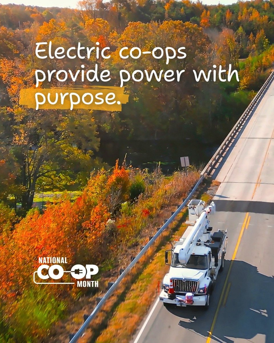 CVEC_Oklahoma's tweet image. October is the best… crisp air, colorful leaves, and of course—National Co-op Month! 🍂🫶⚡️

It’s a time to celebrate what makes co-ops unique—and to thank YOU, our members, the driving force behind everything we do. 💡❤️

Power with purpose. #CVEC #CoopMonth