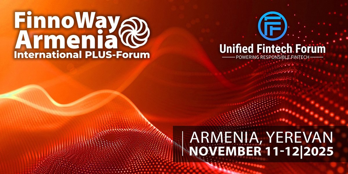 Excited to share that Unified Fintech Forum (UFF) has partnered with Plus Forum — a leading platform driving dialogue on digitalization and fintech collaboration across Central Asia.
nia, November 11–12 in Yerevan.Register here 👉 lnkd.in/gtdbCc5H