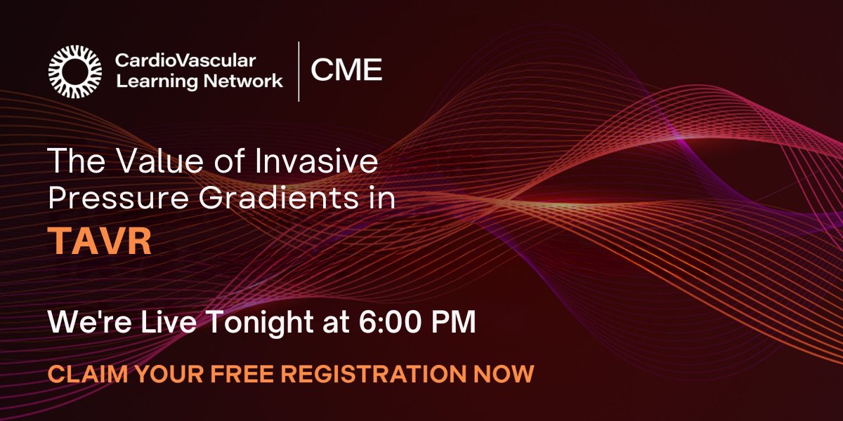 CathLabDigest's tweet image. Happening tonight: The Value of Invasive Pressure Gradients in TAVR
Earn complimentary CME/CE credit in just 60 minutes while gaining practical insights to optimize valve selection, implantation, and outcomes.
Register before the session begins: hubs.ly/Q03KmqgF0