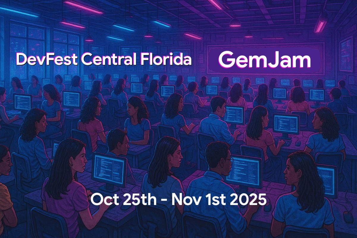 We're thrilled to invite you to an electrifying, week-long project based learning event – a flagship DevFest event designed to spark innovation and connect the brightest minds! 

buff.ly/X8PamEJ