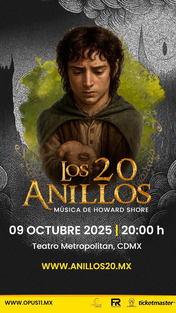 🚨🚨🚨🚨 Hey seguidores están ahí?
 Dinamica 

Tenemos regalos dobles
 #Los20anillos Música de Howard Shore 09 de octubre 8 pm <a href="/TMetropolitanMx/">Teatro Metropólitan</a>

Dale rtw y deja tu nombre completo 

Los ganadores serán elegidos al azar, tenemos hasta el martes 7 de octubre a las 10 am para