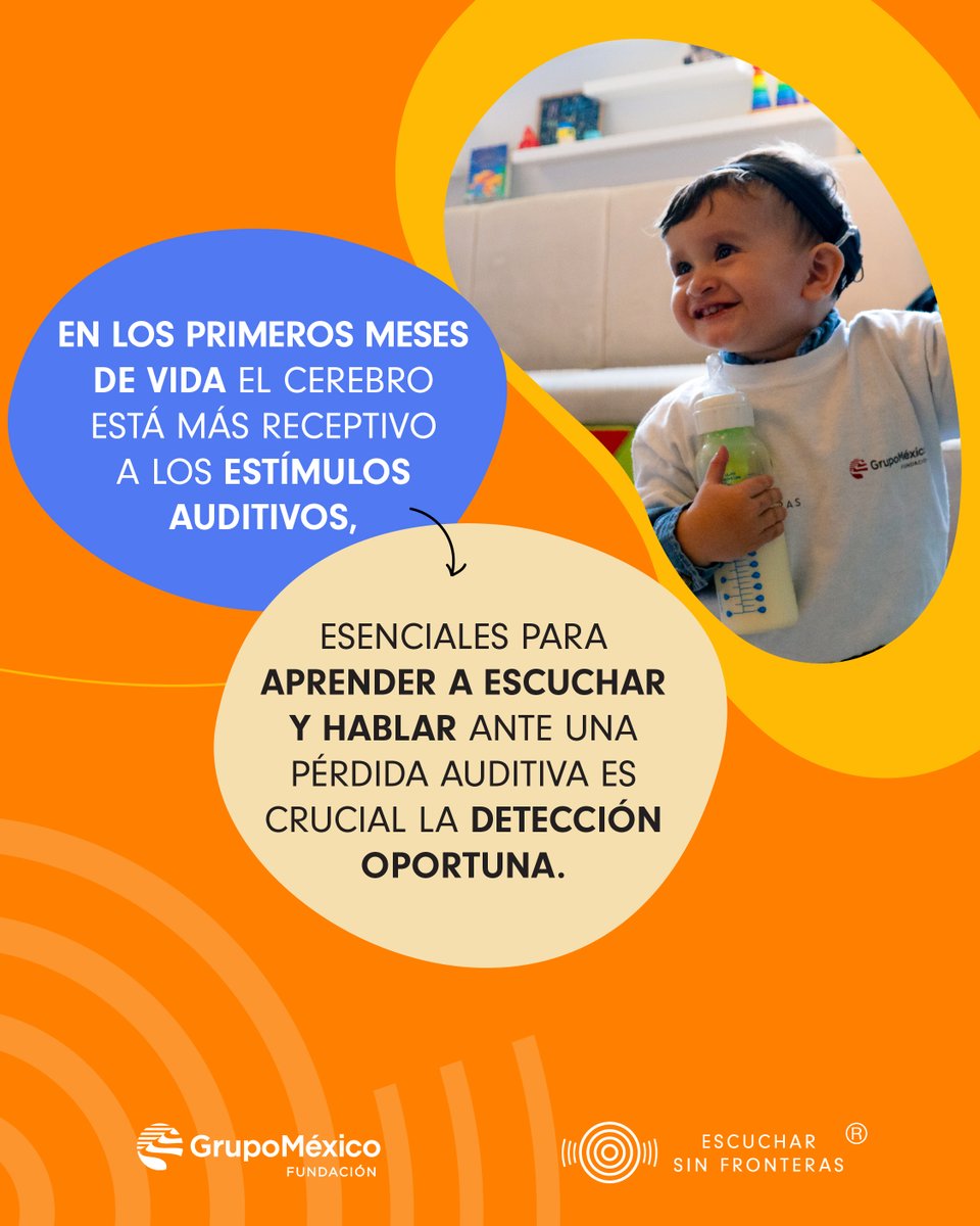 La detección temprana permitirá una implantación a tiempo, permitiendo que los niños alcancen su potencial de audición y habla más rápidamente, obteniendo mejores resultados. 

#FGM #HipoacusiaInfantil #ImplanteCoclear #GrupoMéxico <a href="/FundacionGM/">FundaciónGrupoMéxico</a> <a href="/GMexico_oficial/">Grupo México</a>