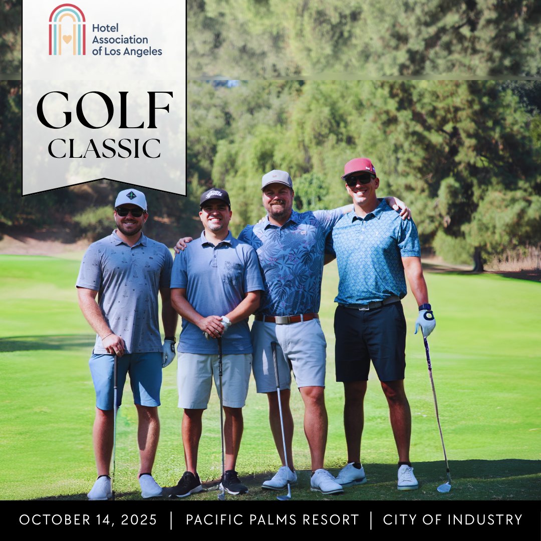 Round up your team and register your foursome today! We'll see you Tuesday, October 14th at Pacific Palms Resort.
members.hotelassociationla.com/events/EventDe…
Not a golfer? Join us for the luncheon, and/or take advantage of exclusive resort spa discounts.