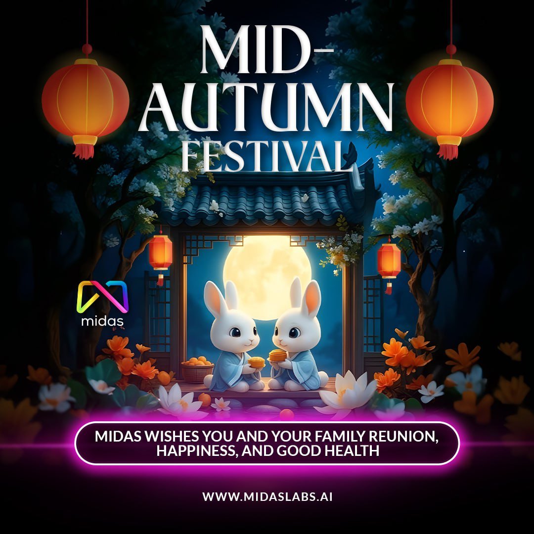 MidasLabs_Games's tweet image. The Mid-Autumn Festival reminds us of togetherness, warmth, and gratitude.

Midas celebrates this special season with everyone who continues to build, create, and connect across borders.

May the moon bring you reunion, happiness, and good health with your loved ones.