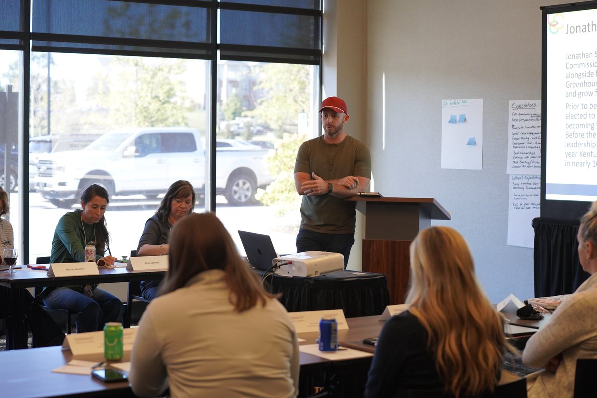 KYAgCommish's tweet image. When you bring together strong voices in agriculture, good ideas grow. I enjoyed joining the Women in Ag Leadership group with participants from across the country to discuss how Kentucky is leading through innovation, collaboration, and solutions that strengthen opportunities…