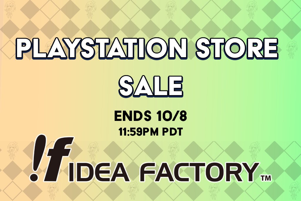 IdeaFactoryIntl's tweet image. We've got a few days left of our #PSN sale from Tokyo Game Show! Nyoom on over to grab titles such as #Neptunia Riders VS Dogoos on PS4 & PS5 for 75% off!
Sale ends October 8 @ 11:59pm PDT
Check out the full list on our blogpost:
ifi.games/blog/tokyo-gam…