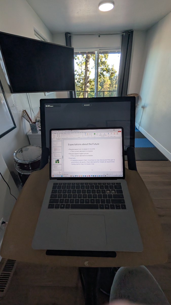 benconomics's tweet image. Finding use for my peloton now that I'm department head. 

#multitasking