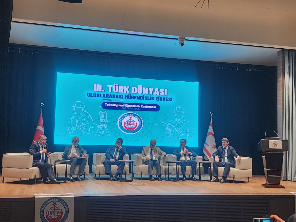 Türk Dünyasının Bilge Lideri; Liderimiz Sayın Devlet Bahçeli Beyefendi'nin emir ve talimatlarıyla kurulan, Türk Mühendisler Derneği olarak III. Türk Dünyası Uluslararası Mühendislik Zirvesi’nin birinci gününü KKTC'de Cumhurbaşkanlığı Külliyesinde tamamladık. Var olsun teşkilat.