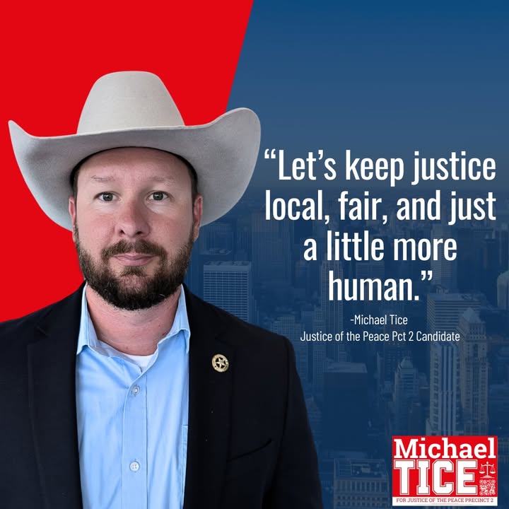 Michael Tice For Justice of the Peace Precinct 2 tweet media