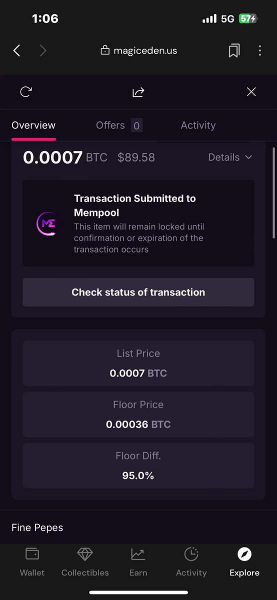 Crypto Art (@agby_jr) on Twitter photo Why on Gods earth was this 0.0007 $BTC?
Thank you 🙏 what a fine banger and snipe this is!
<a href="/FinePepes/">Fine Pepes</a> <a href="/finepepesales/">finepepesales</a>
#FINEPEPES TAKE OVER! Why on Gods earth was this 0.0007 $BTC?
Thank you 🙏 what a fine banger and snipe this is!
<a href="/FinePepes/">Fine Pepes</a> <a href="/finepepesales/">finepepesales</a>
#FINEPEPES TAKE OVER!