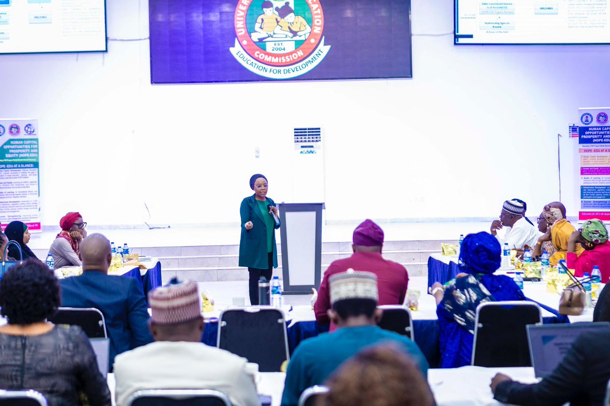 UBEC hosted a one-day interactive session on the HOPE-EDU Programme Operational Manual (POM) today, Monday, 6th October 2025, at the UBEC Digital Resource Centre (DRC), Kado-Kuchi, Abuja.

The session brought together representatives from the Federal Ministry of Education, UBEC
