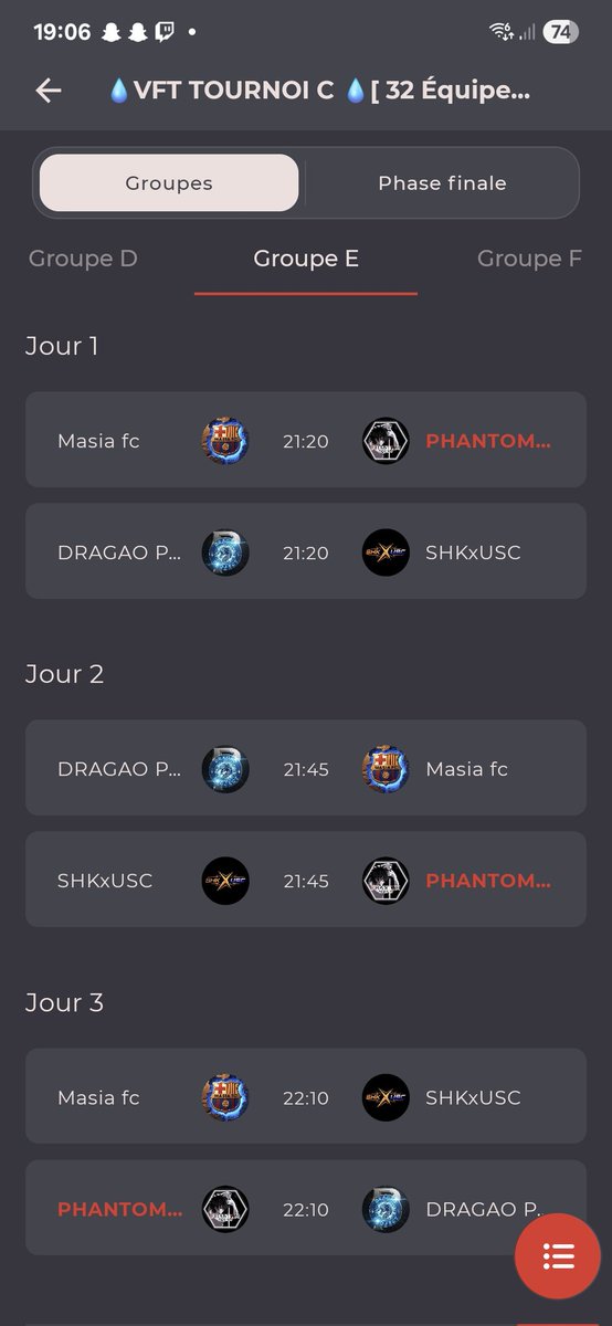 🔥 La compo est prête !
Voici notre équipe pour les matchs de ce soir au tournoi 🏆

📺 Rendez-vous en live sur **Twitch** à 21h 👉twitch.tv/hisokaaoff?sr=a #EAFC26 #clubpro #tournoi