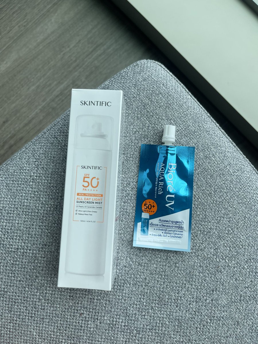 joesmithzzz's tweet photo. สเปย์กันแดด ￼SKINTIFICSPF 50+ PA++++ แถมกันแดด ￼Biore มือ 1 ทั้งคู่นะคะ 
🔥ส่งต่อ 220.- รวมส่ง🔥

#ส่งต่อ #ส่งต่อสกินแคร์ #ส่งต่อเครื่องสําอาง #สกินแคร์มือสอง #เสื้อผ้ามือสอง #ส่งต่อเสื้อผ้า #ส่งต่อคลีนซิ่ง #ส่งต่อคสอ #ส่งต่อกันแดด #สกินแคร์มือสอง https://t.co/Yyj7zipGvJ